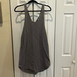 lululemon light summer dress/swim cover up size 6 grey